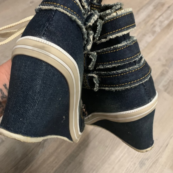 Jean wedge booties - Picture 5 of 5